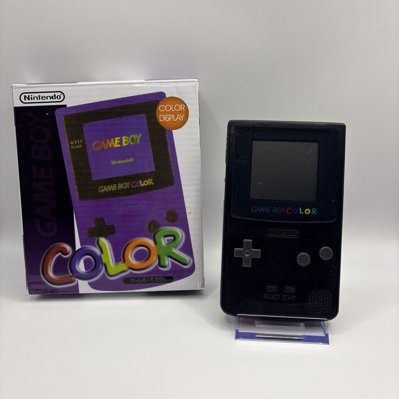 Boxed Nintendo Game Boy Colour Clear Black - Handheld System