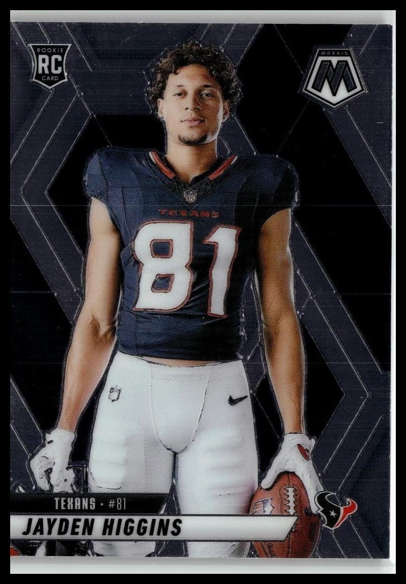 2025 Panini Mosaic #286 Jayden Higgins Mosaic Green