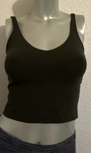 Lululemon Align Tank Cropped Sport Bra Crop Running Tank Size 4 - Picture 3 of 8