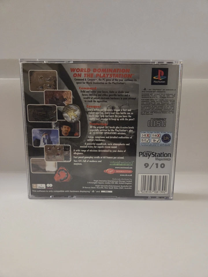 Command & Conquer Sony PlayStation 1 Complete In Box - Image 2 of 4