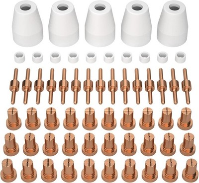 Plasma Cutter Consumables 60PCS Nozzles Electrodes for CUT-40 CUT-50 CT-312