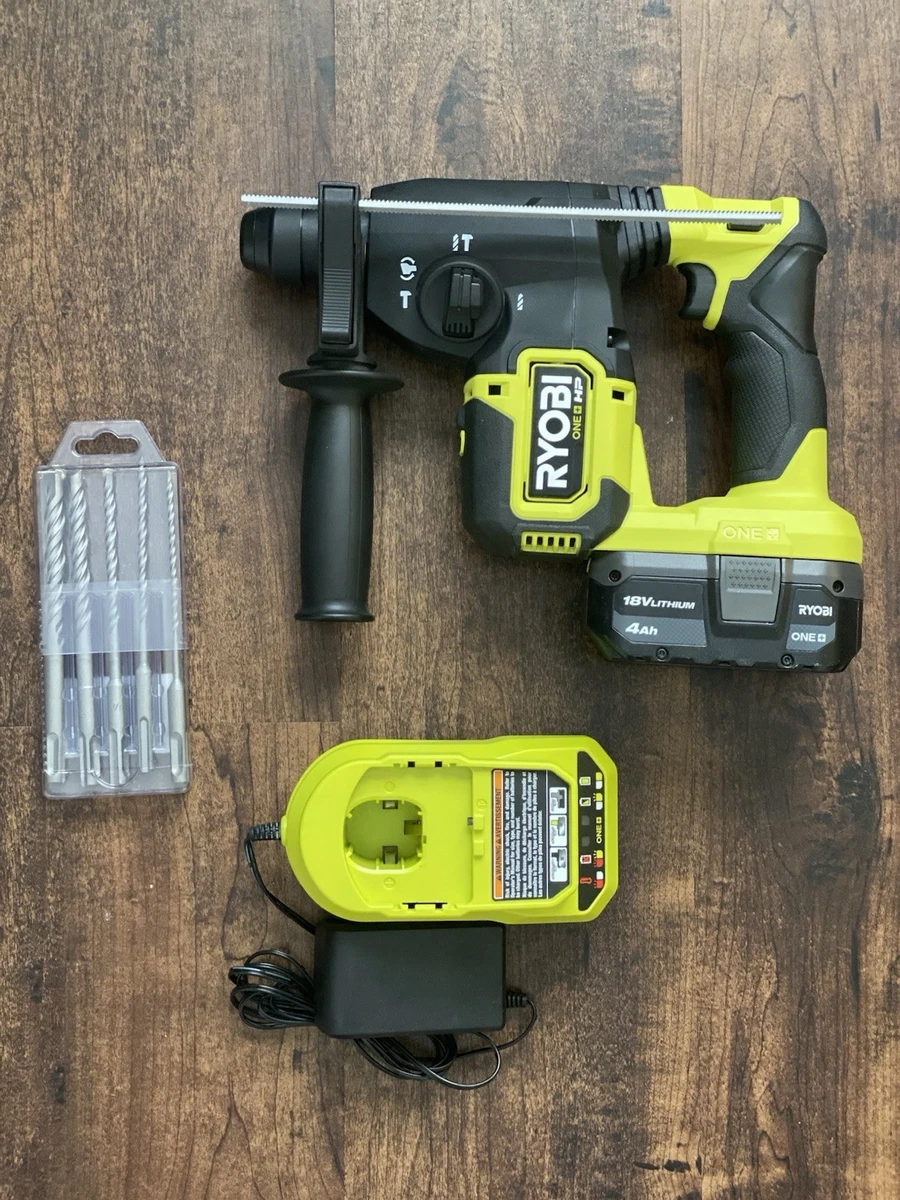 Ryobi 电锤钻无线电钻包括电池| eBay