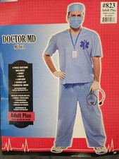 Doctor Halloween Costume Adult Plus FAST FREE SHIPPING