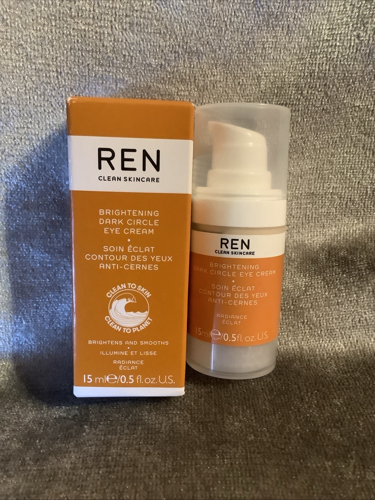 REN Brightening Dark Circle Eye Cream Full Size 15ml BNIB Freepost RRP £49.