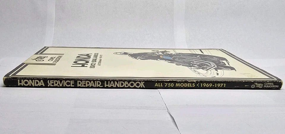 Manual de reparación de servicio Honda todas las publicaciones Clymer modelo 750cc 1969-1971 Foto 3 de 4