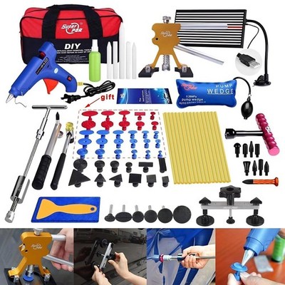 Super PDR Dent Puller Kit Paintless Dent Repair Kit for Car   Slide Hammer Su...