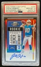 2020 Panini Contenders Optic Justin Herbert RC Red Ticket RPS Auto #/199 PSA 10