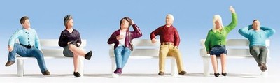 NOCH 36540 N Scale Sitting People