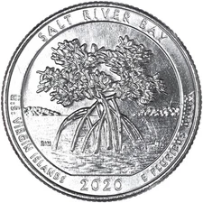 2020 D Parks Quarter ATB Salt River Park Choice BU CN-Clad See Pics V280