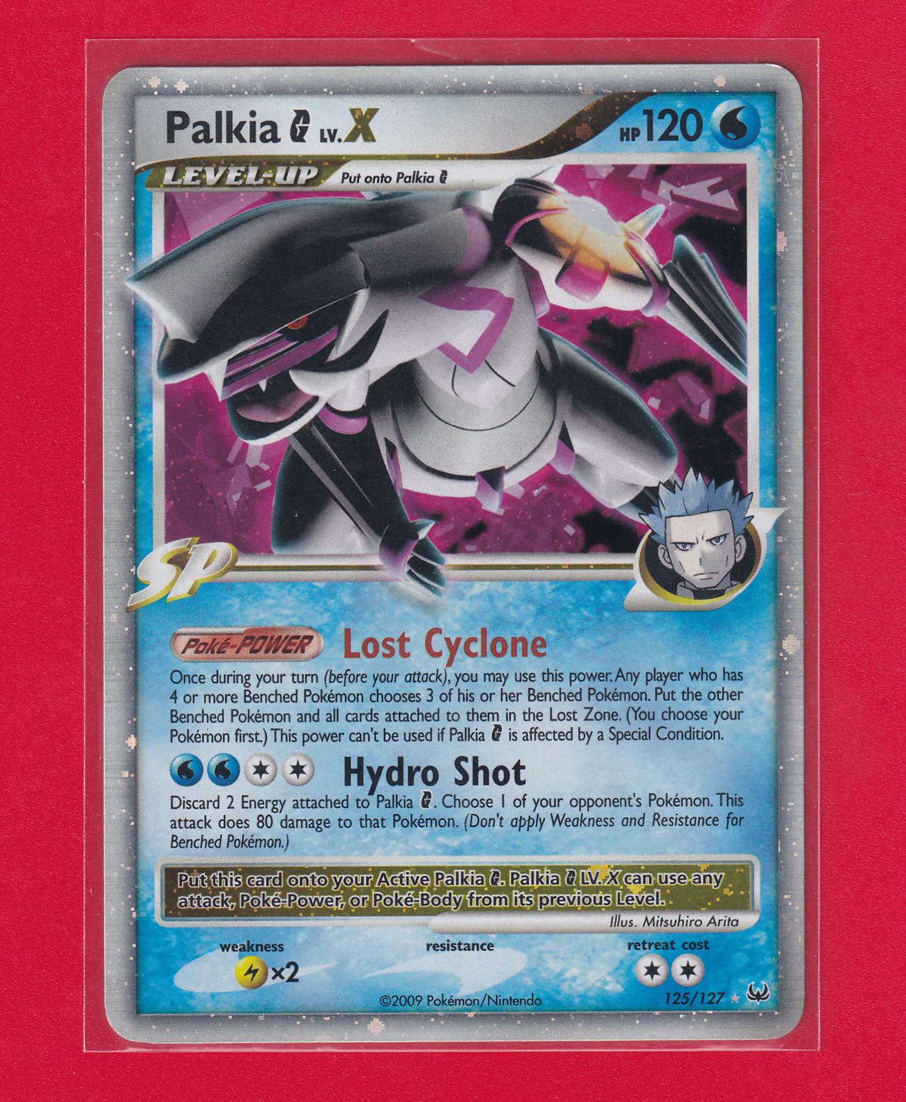 Palkia G Lv.X Holo Ultra Rare Platinum 125/127 NM