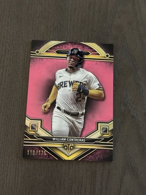 2024 Topps Triple Threads Tourmaline Pink SP /125 #74 WILLIAM CONTRERAS