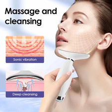 Portable LED Light Therapy Face Neck Massager