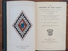 SANDYS AND FORSTER: THE HISTORY OF THE VIOLIN AND OTHER INSTRUMENTS HB