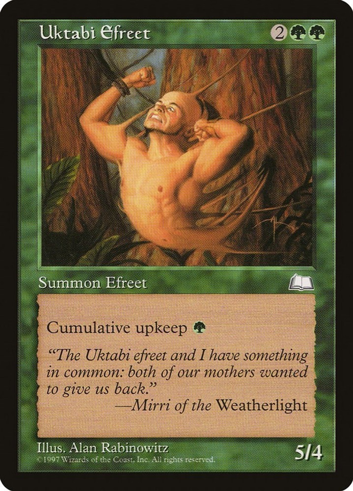 Uktabi Efreet - 143 - NM - Weatherlight