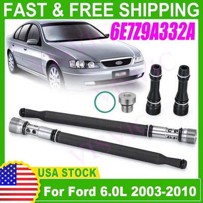 #ad Updated High Pressure Oil Stand Pipe Dummy Plug Kit for 04.5 07 Ford 6.0L Diesel $34.83