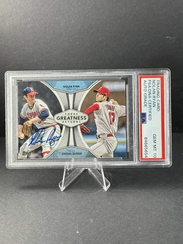 2019 Topps Greatness Returns Shohei Ohtani Nolan Ryan Auto (Auto PSA 10) *Read