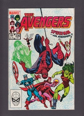 Avengers #236 Marvel Comics 1983 Spider-Man appearance