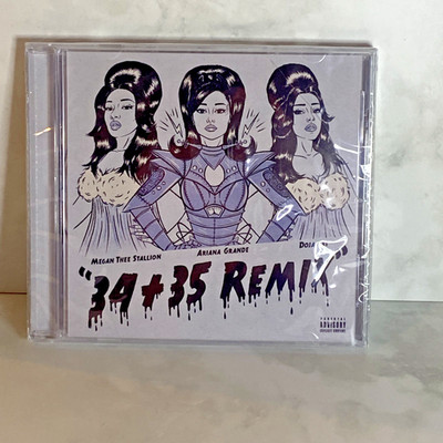 34+35 REMIX Ariana Grande Megan Thee Stallion Doja Cat Single CD Explicit Edited