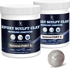 Epoxy Putty Sculpt Clay, 2 Part A  B for Sculpting, Modeling, Building, and Rep