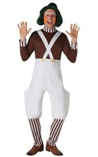 Oompa Loompa Costume Adult Charlie and the Chocolate Factory Jumpsuit