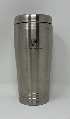 Porsche Metal Drinking Container 7'' x 3''