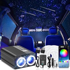 Car/Home Headliner Star Light kit RGBW Twinkle Meteor Ceiling Lights Fiber Optic