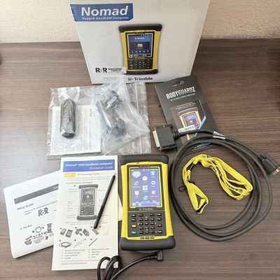 #ad Trimble Nomad Data Collector Rugged Handheld CncGcoder Software BAD BATTERY $299.95