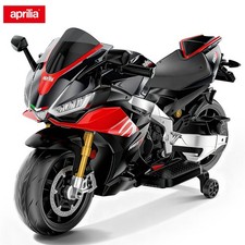 Aprilia 24V Kids Electric Motorcycle 10KMH Dirt Bike Ride on Motorbike LED Light