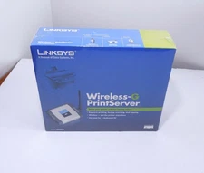 Linksys WPSM54G Wireless G Print Server 54Mbps 802.11g NIB
