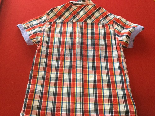 SWITCH RED CHECKED POLO X-LARGE REGULAR BLACK BIN 2 - Picture 7 of 7