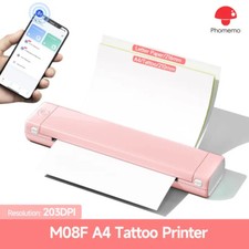 Wireless Portable A4 Bluetooth Thermal Printer Inkless Letter Thermal Printer UK