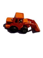 VINTAGE 1980's MAJORETTE DIECAST TRACTO No211/263 ORANGE TRACTOR ECH 1/87 FRANCE