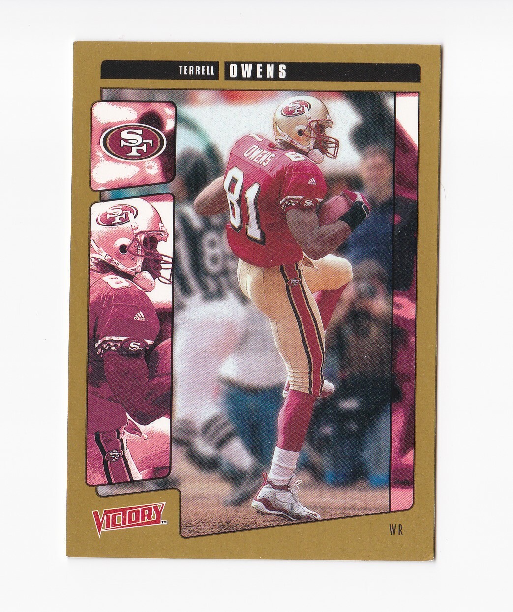 2001 Upper Deck Victory Gold #309 Terrell Owens San Francisco 49ers