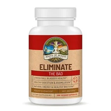 Eliminate- Digestion, Constipation, Gas, Bloating, Energy, Detox, 100 Vegan Caps