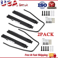 2 Pack Universal Seat Slider Seat Mounting Track Assembly Kit For NRG Sparco US