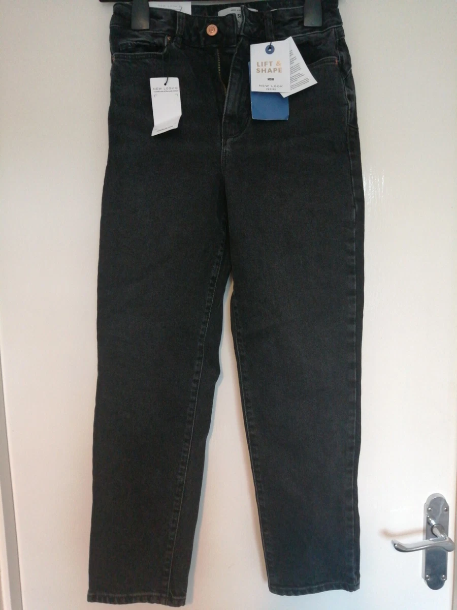 New Look Petite Lift And Shape Mom Jeans Black UK6 BNWT eBay