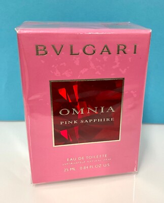 Bvlgari Omnia Pink Sapphire Jewel Charm Women Spray 0.84Oz/25ml New Sealed