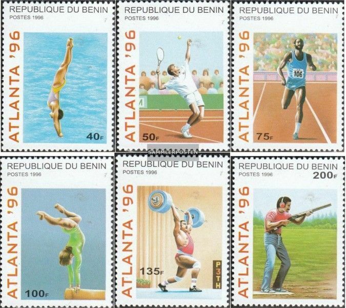 Indefinitely Benin 764-769 National uniform free shipping unmounted mint never 1996 hinged ´96 Summer Olympics