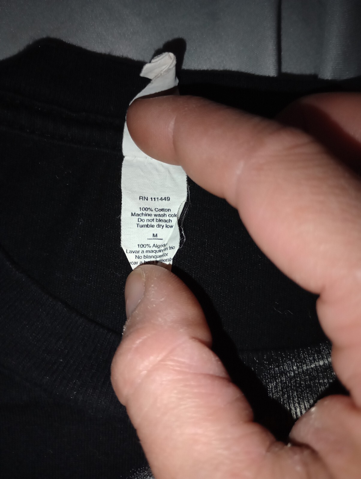 Medium Stanley Flannel Button Front And Black Tsh… - image 7