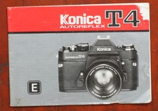 KONICA AUTOREFLEX T4 INSTRUCTION BOOK, 40 PAGES/157083