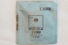 S&M 15.5 x 15.5 Watch Crystal CS360 Vintage G&S S&M Watch Crystal