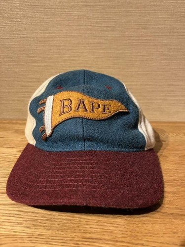 USA 90s Vintage Snapback 100% Wool Cap 
