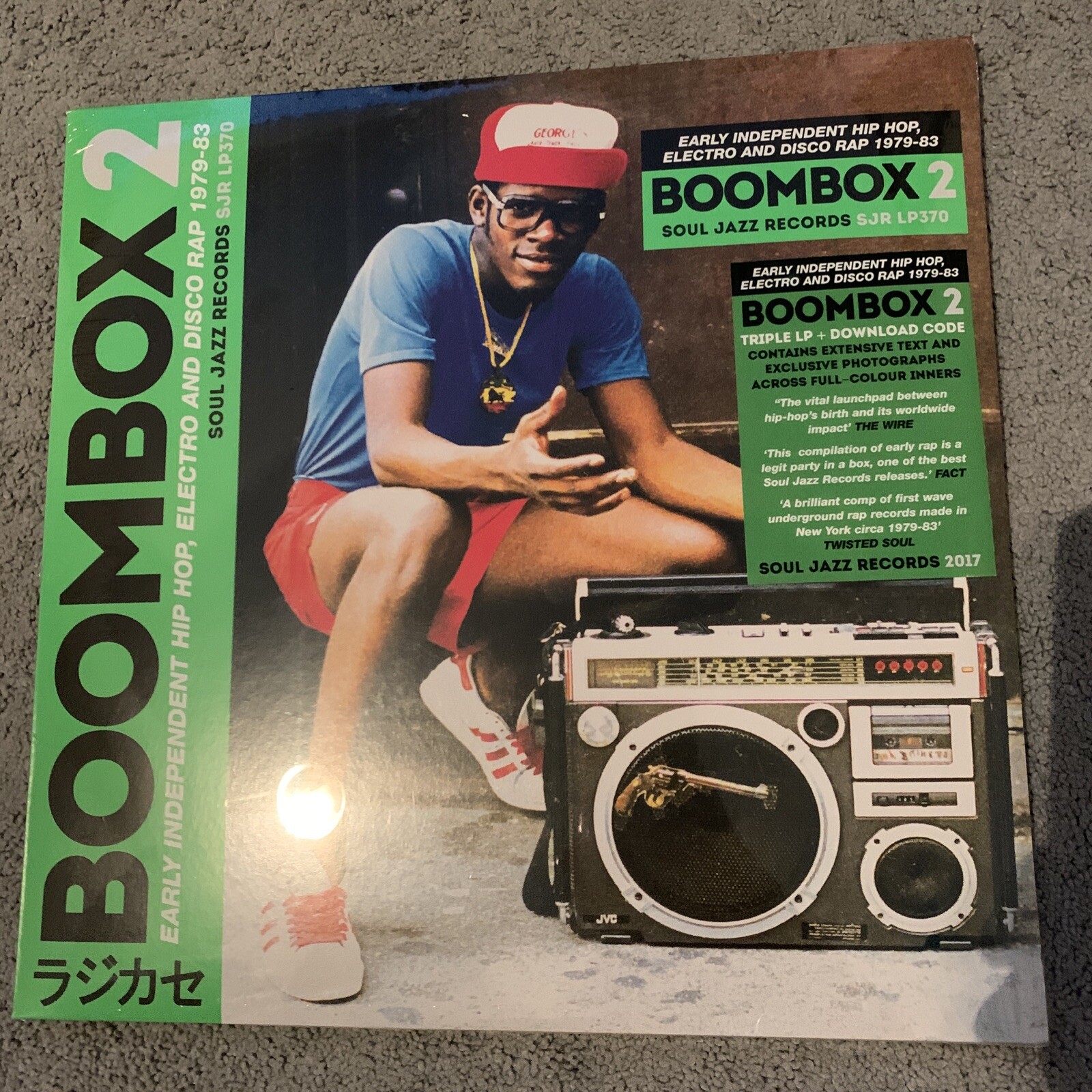 Boombox 2 Early Independent Hip Hop, Electro and Disco Rap 197983 [LP] by Various Artists