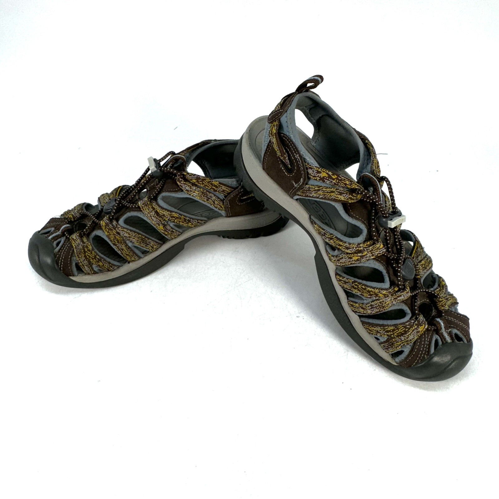 Keen Sandali Donna 9 5 Sussurro Blu Marrone Cinturino Esterno Impermeabili 1016241