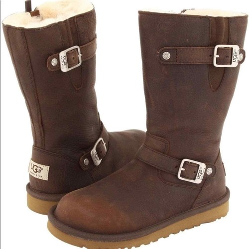 Ugg Kensington Brown Motorcycle Sheep 