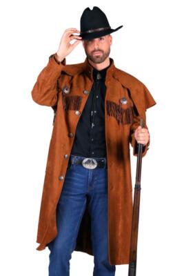 Cowboy Cowgirl Trapper Chaps Kostüm Mantel Jacke Weste Hemd Kleid Bluse Hut Hose