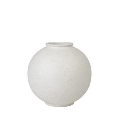 blomus Kugelvase Vase lily white RUDEA Nr. 65725 beige