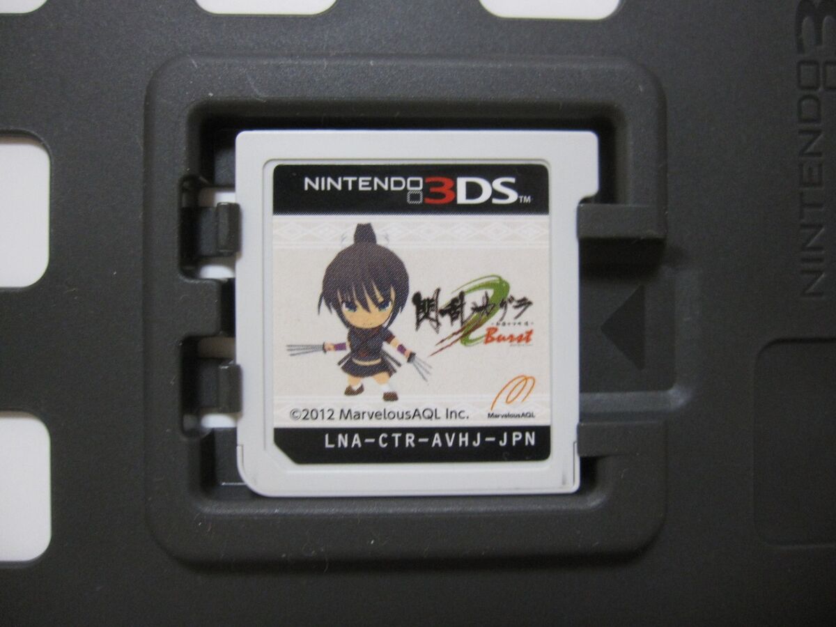 Japanese 3DS Exclusive Use. W/Tracking Number USED Nintendo Senran Kagura  Burst