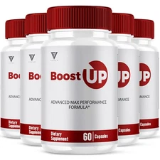 (5 Pack) Boost Up Pills BoostUp Supplement Advanced Formula (300 Capsules)