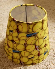 Yellow Softball Lampshade Lamp Shade